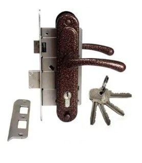 Комплект МС Зам.+Ручка+Цил-р 72мм Кумру Ф6В Ч/М коричнева