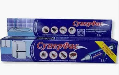 Гель-шприц від тарганів Супер фас 35г