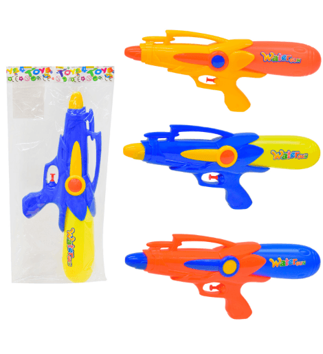 Водяний пістолет арт. A-61 (192шт/2) 3 кольори пакет. 38*16 см