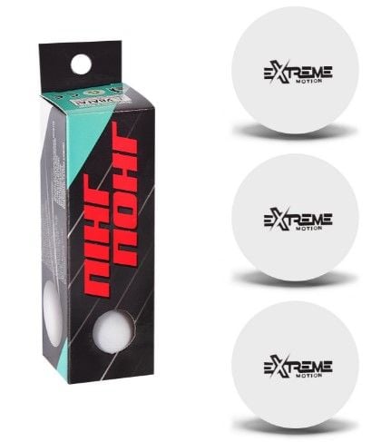 М'ячі для настільного тенісу арт. TT24181 (480шт) 40 мм, 3 шт у коробці