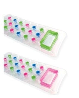 Матрац вініл арт. 59894 (12шт) 2 кольори, кольор. склянка, з рем.комплектом, 188*71см