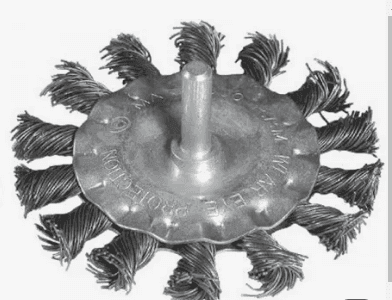 Щітка дрелька дискова плетена 75мм