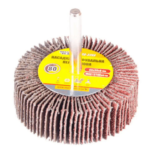 Круг пелюстковий на дрельку депестковий 80х40мм Р80