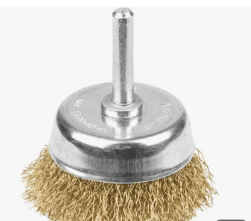 Щітка дрелька торцева рифлена 75мм