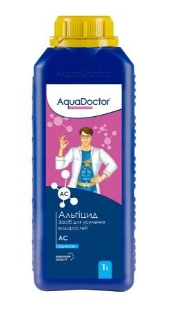 Засіб для усунення водоростей AquaDOCTOR Альгіцид MIX AC 1л мідний купорос