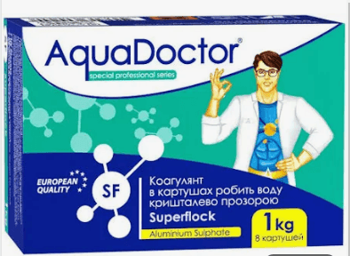 Коагулюючий засіб тривалої дії AquaDOcTOR SF SUPERflock 1кг