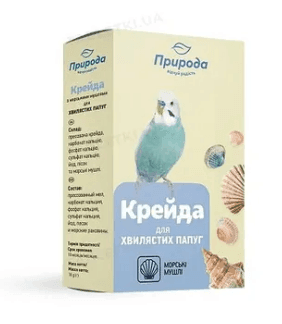 158027 Крейда для хвилястих папуг Природа 18г