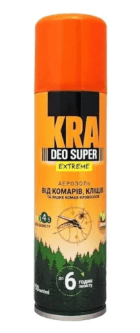 KRA DEO EXTREME ерозоль від комарів і кліщів 150мл
