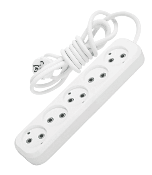 494221 Lebron подовжувач б/з 5 гнізд 3м 10А MARSO