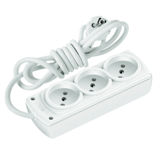 494408 Lebron подовжувач б/з 3 гнізда 2м 10А Olimpia Mutlusan