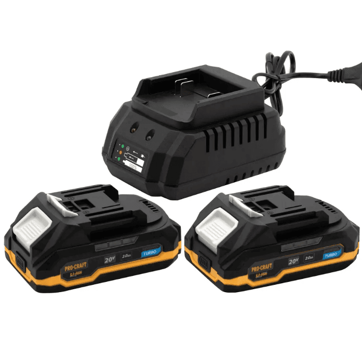Набір PRO-CRAFT батарея 20В 2Аг (2шт) + зарядний PBC-Set 1 Universal 030265
