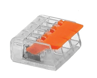 Клема зєднювальна універсальна прозора 3 отвори