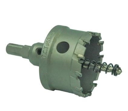 Свердло корончасте по металу з твердосплавними напайками - 53мм (HAISSER) 134409