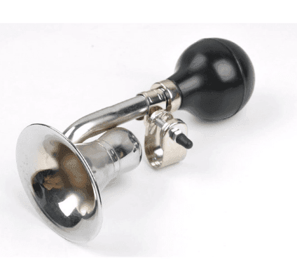 Сигнал клаксон металевий нікель кручений 43-021