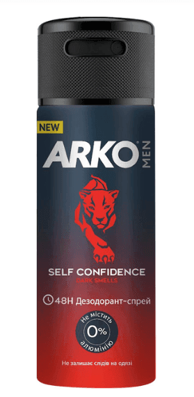 Arko Men дезодорант спрей 150 мл Селф Конфіденс