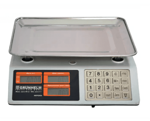 Ваги торгові Grunhelm GSC-053 макс.вага 50кг