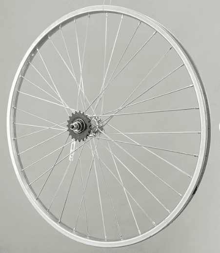 Колесо 28 перед, обід нікель , спиця 3мм, 06-073