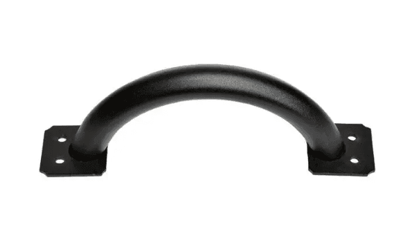 Ручка дверна накатка коло 90 чорна 110331