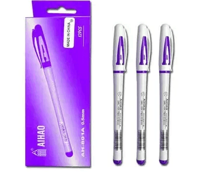 Ручка гелева 801 А-12 фіолетова