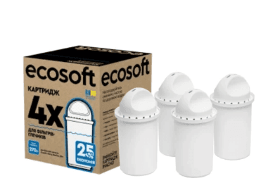 01071  Ecosoft  К-т Картриджів  для кувшинів універсальний( 3+1шт)