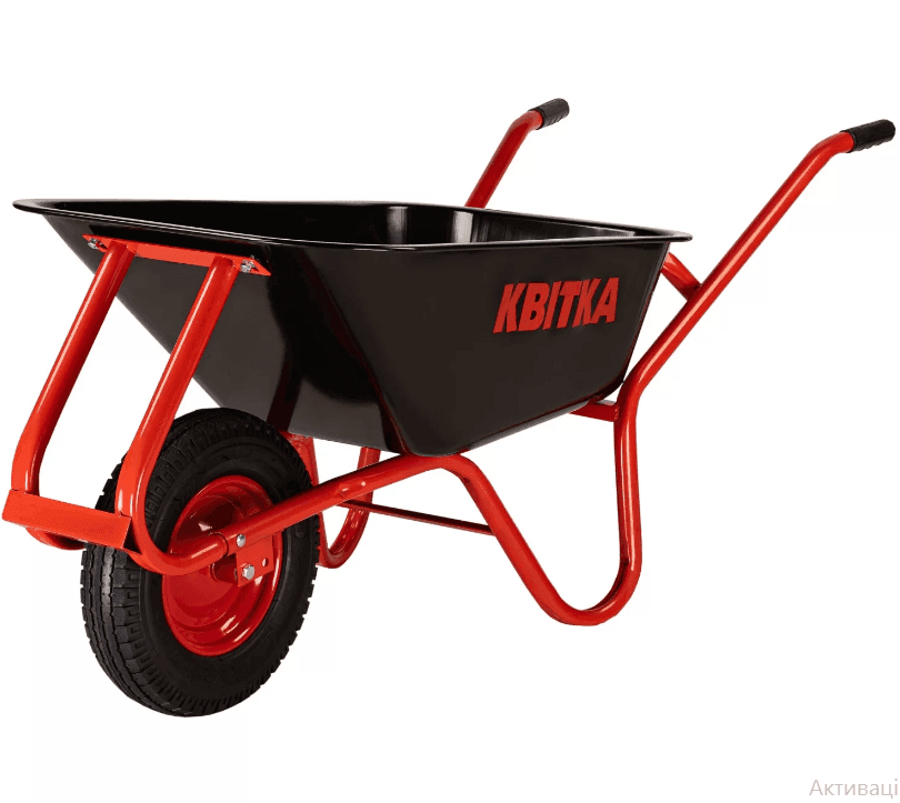 Тачка 1 кол F1,кузов фарб industrial 100k 4х8 8PR рама червона