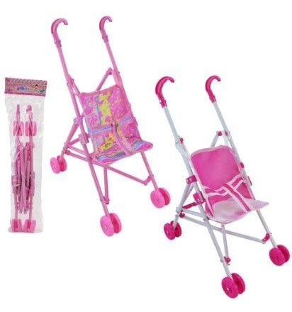 Візочок арт. 226 (144шт/2)   тростинка, пластик 2 види, у пакеті 14*5*53 см