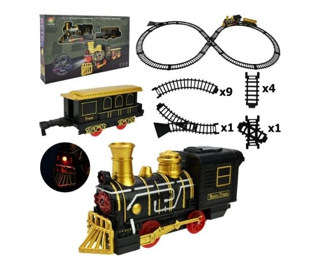 Залізна дорога арт. 699-65A (36шт)  батар. світло, короб. 42,8*5,8*25,5см