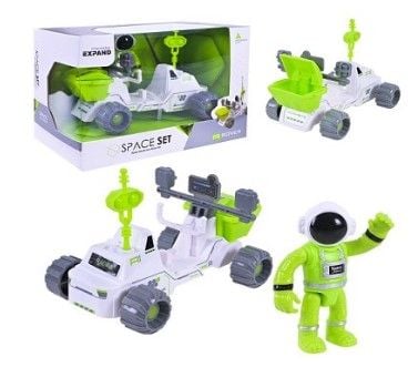 Іграшковий набір арт. 80122 (96шт/2) космос: місяцехід с фігуркою, короб.16,2*9,5*11,5см