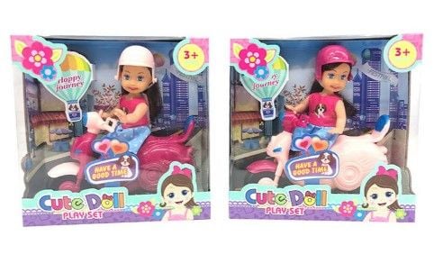 Лялька арт. 86040-6 (96шт/2)   мікс 2 лялька, транспорт, аксес короб. 16*5,5*16