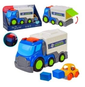 Машина арт. 7203 (36шт) батар.,світ.,звук,короб 30,5*18*12,5см