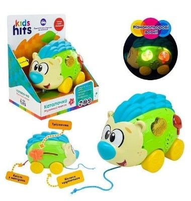 Муз розв. Kids Hits арт. KH18/001 (24шт) "їжачок", батар, вірші, мелодії, фрази, пісня, короб.20х14х23 см