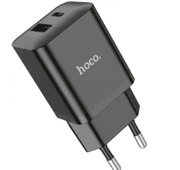 МЗП 220V-1xPD+1xUSB мама Hoco CS25A 20W чорний