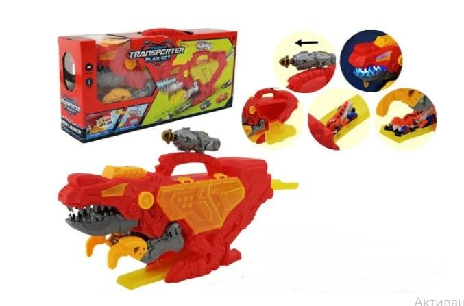 Iгровий набірарт. 17815/17816 (48шт/2)  батар. 2 види,світло,звук,машинки у наборі, короб. 36*8,3*16,4см