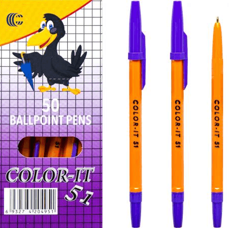 Ручка кулькова CORVINA CR51 фіолетова