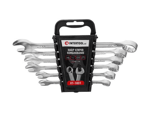 Набір ключів комбінованих 6 шт, XT-1001