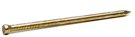 Цвях столярний цинк 1.2х40 100г жовтий