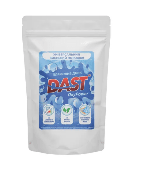 Універсальний кисневий порошок Dast дой-пак 500г 081837