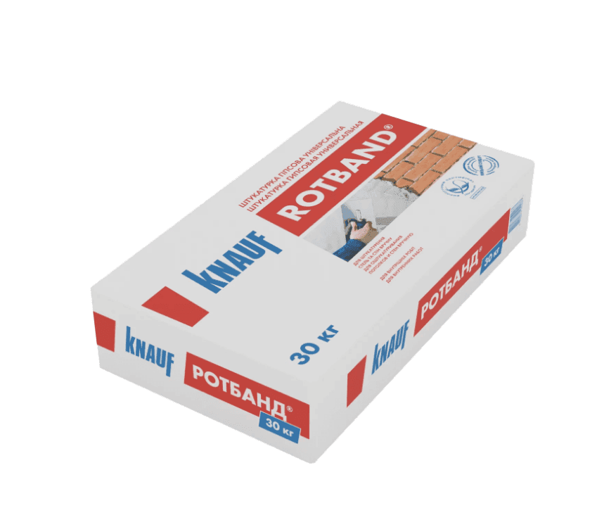 Knauf Rotband 30кг штукатурка гіпсова внутрішня