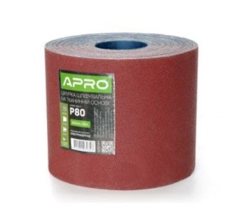 Папір шліфувальний на тканинній основі 200мм/50м Р80