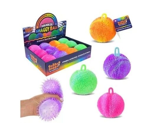 Антистрес YabbaDabba арт. YD2539 (144шт) наповнювач PVA 9см 4 кольори 12шт дисплей бокс 31х23.5х7.5 см