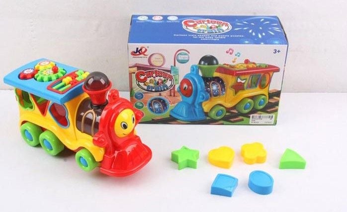 Паровозик муз. розв. арт. 3204 (48шт/2) світ., звук,короб. 24*15*10см