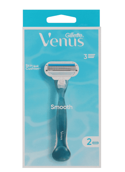 77217 GILLETTE VENUS Гладенькі Бритва з 2 змінними кас+Satin Care Гель д г сенситів 75 мл