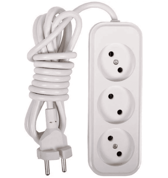 494213 Lebron подовжувач б/з 3 гнізда 3м 10А ПВС 2х1 MARSO