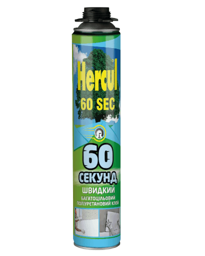 Клей-піна Hercul професійна 60 SEC 850г