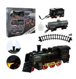 Залізниця арт 652-Х5(48шт/2) батар світло звук пар у коробці 37,5-33-5,5см