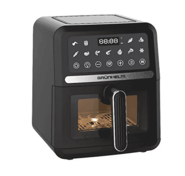 Мультипіч Grunhelm GAF5000 чорний 5л,1500ВТ, сенсорне керування , чаша 5л з віконцем
