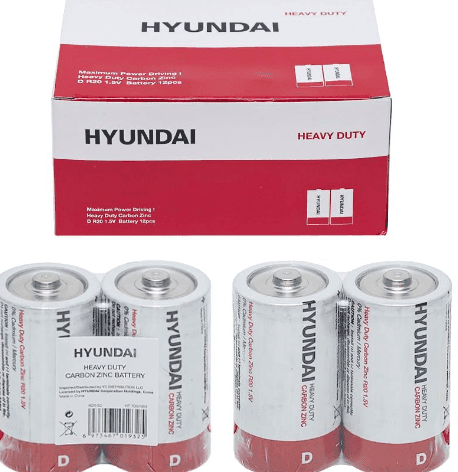 Батарейки HYUNDAI R20 Shrink 2 Heavy Duty7007003