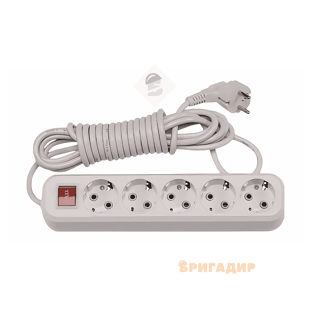 Мережевий фільтр-подовжувач 3000W 994-2PD,4розетки +4USB+2Type-C,бездротова зарядкаб3м 482