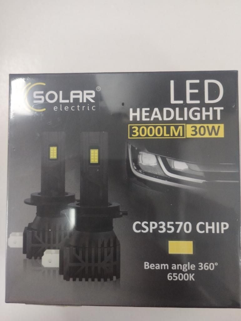 8407S2 Лампа LED H7 12/24V 30W 3000Lm 6500K. CSP3570 2in