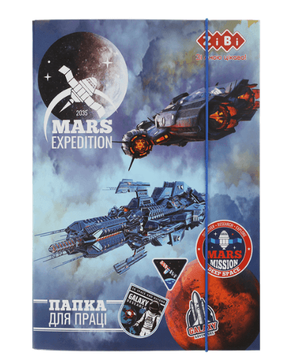 Папка для праці COSMO STAR, картонна, на гумках А4+ (300х212х28мм), KIDS Line